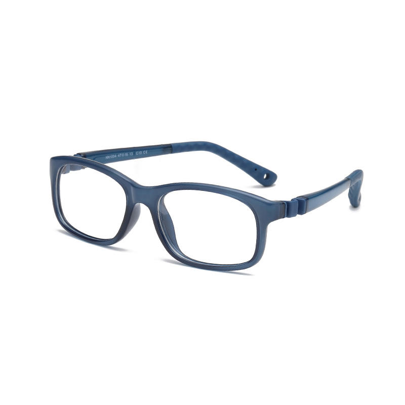 Gafas para niños de elastómero de nailon suave flexible de modelo nuevo de 2021, Marcos ópticos para gafas NN1004