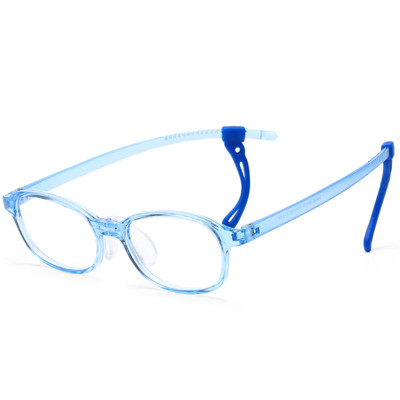 Marco TR flexible cuadrado clásico de gafas para niños Marco óptico colorido para niños 50936
