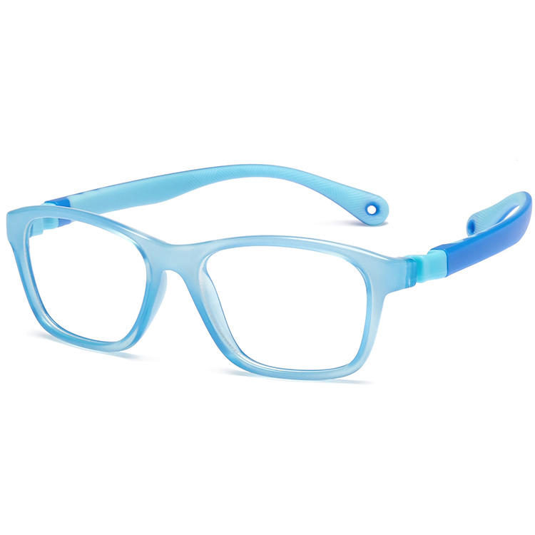 2021 Nuevo diseño de lentes personalizados Elastómero de nailon Gafas con montura óptica para niños Monturas de gafas para niños NP0808