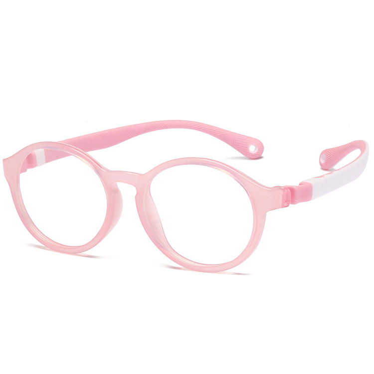 2021 Marcos ópticos flexibles lindos y flexibles de seguridad para niños Muestra gafas de marco óptico para niños de moda P0801