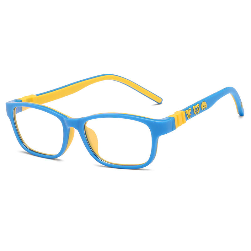 Fabricación profesional Barato Tr90 Gafas con montura de gafas Gafas ópticas flexibles LT6607-RTS-c15