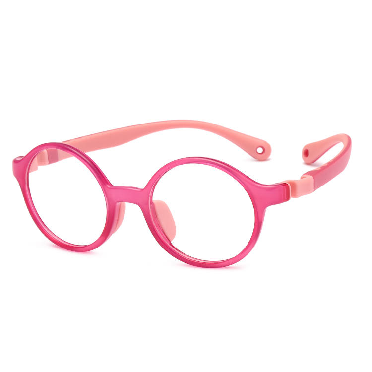 Marcos de anteojos ópticos anti-luz azul de gafas blandas de elastómero de nailon de nuevo modelo LT8010 Anti-azul