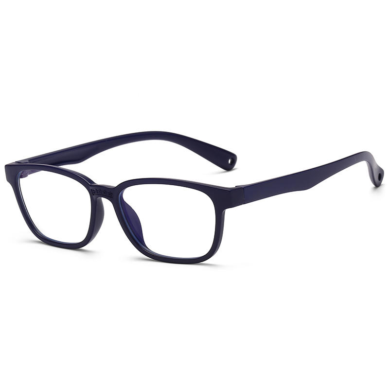 Marco de gafas de computadora anti-luz azul de moda flexibles para niños que protejan los ojos 8140S