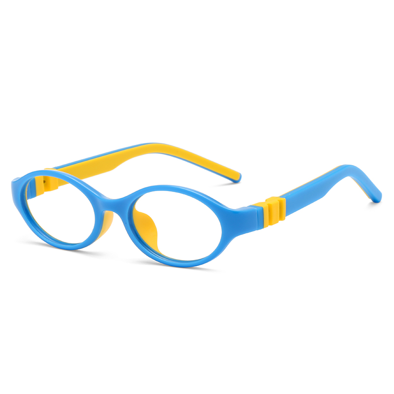 Alto recomiende el marco óptico plástico de las gafas de los niños del OEM Tr90 en la acción lista LT6630-RTS-c5