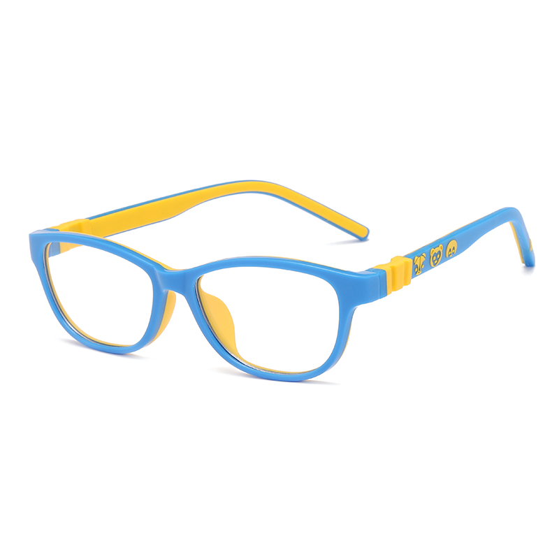 Tr90 personalizado niños anteojos niños monturas de gafas para niños LT6605-c6