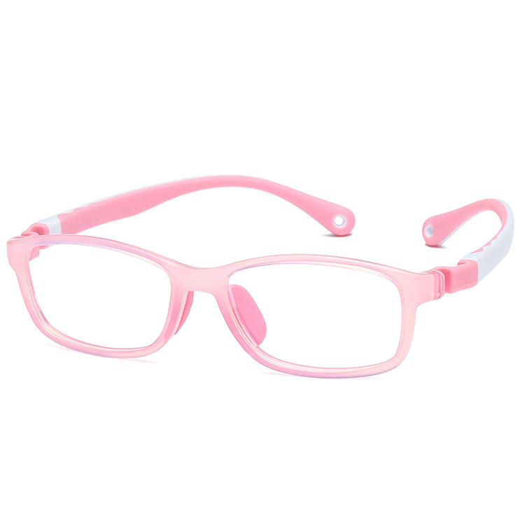 Último marco de gafas de moda, Gafas de ordenador con luz antideslizante azul para niños LT8005-Anti-azul-RTS
