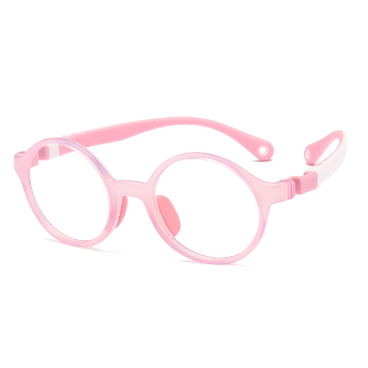 Gafas blandas de elastómero de nailon de modelo nuevo, marcos de anteojos ópticos anti-luz azul LT8010 Anti-azul