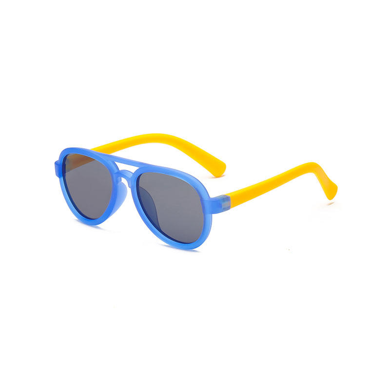 2021 niños niñas moda gafas de sol polarizadas coloridas flexibles suaves para niños DM18042C-RTS