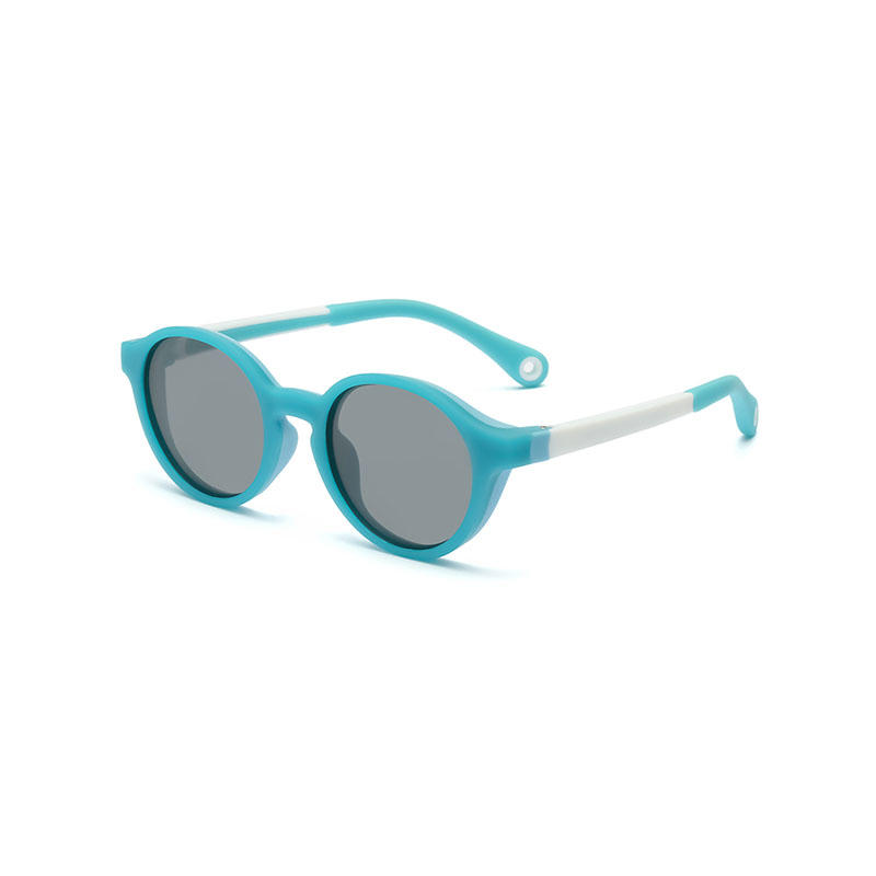 UV400 CAT3 moda gafas de sol redondas para niños 2021 DM18169B-RTS